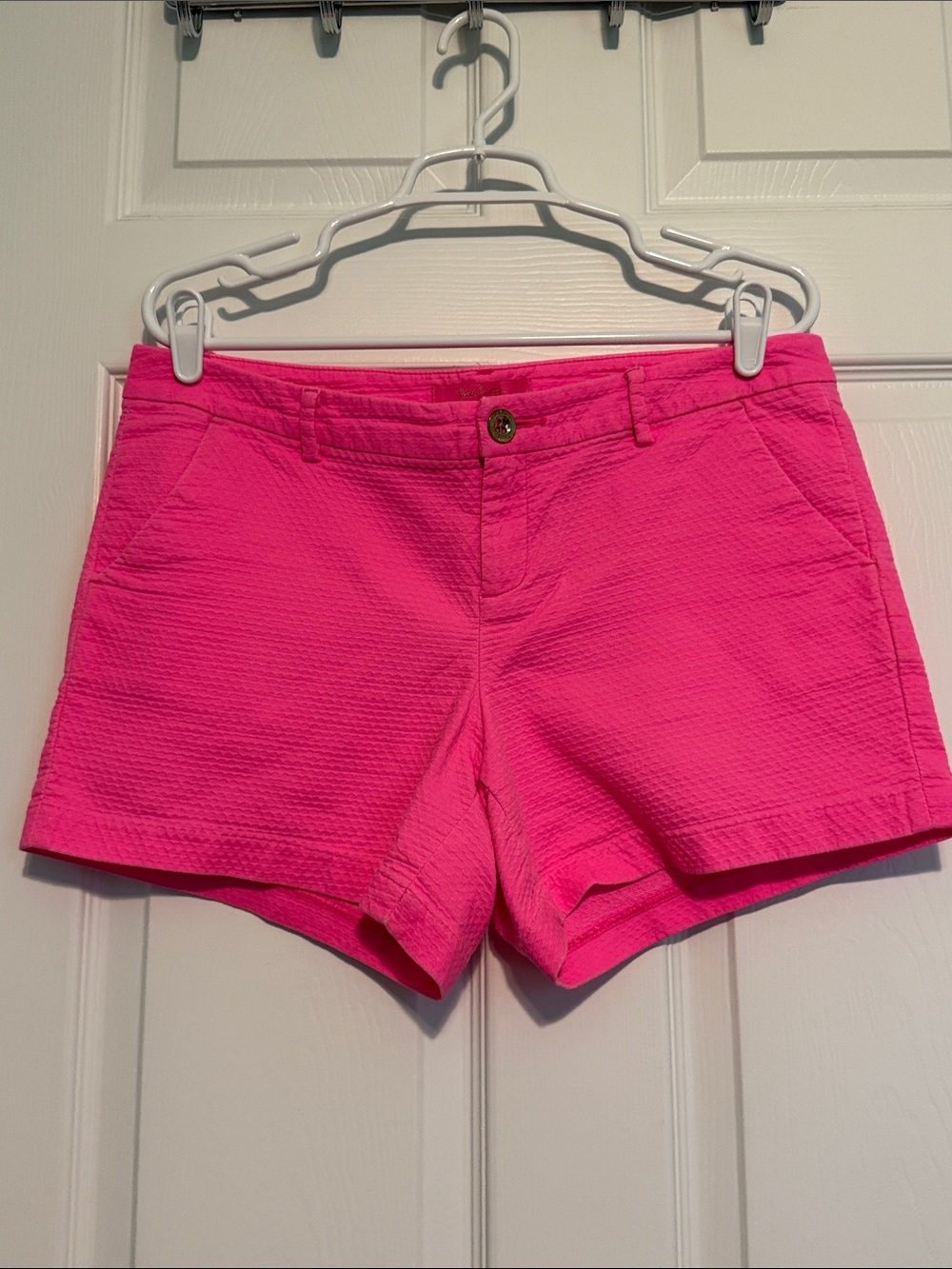 Lilly Pulitzer Hot Pink Textured Women's Shorts